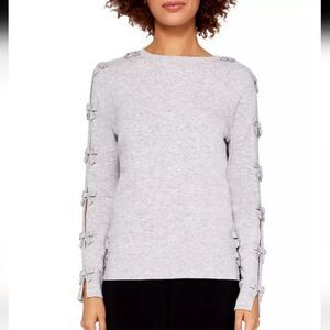 Ted Baker Sakarie Bow-Sleeve Sweater Wool/ Cashmere Size S (4-6)